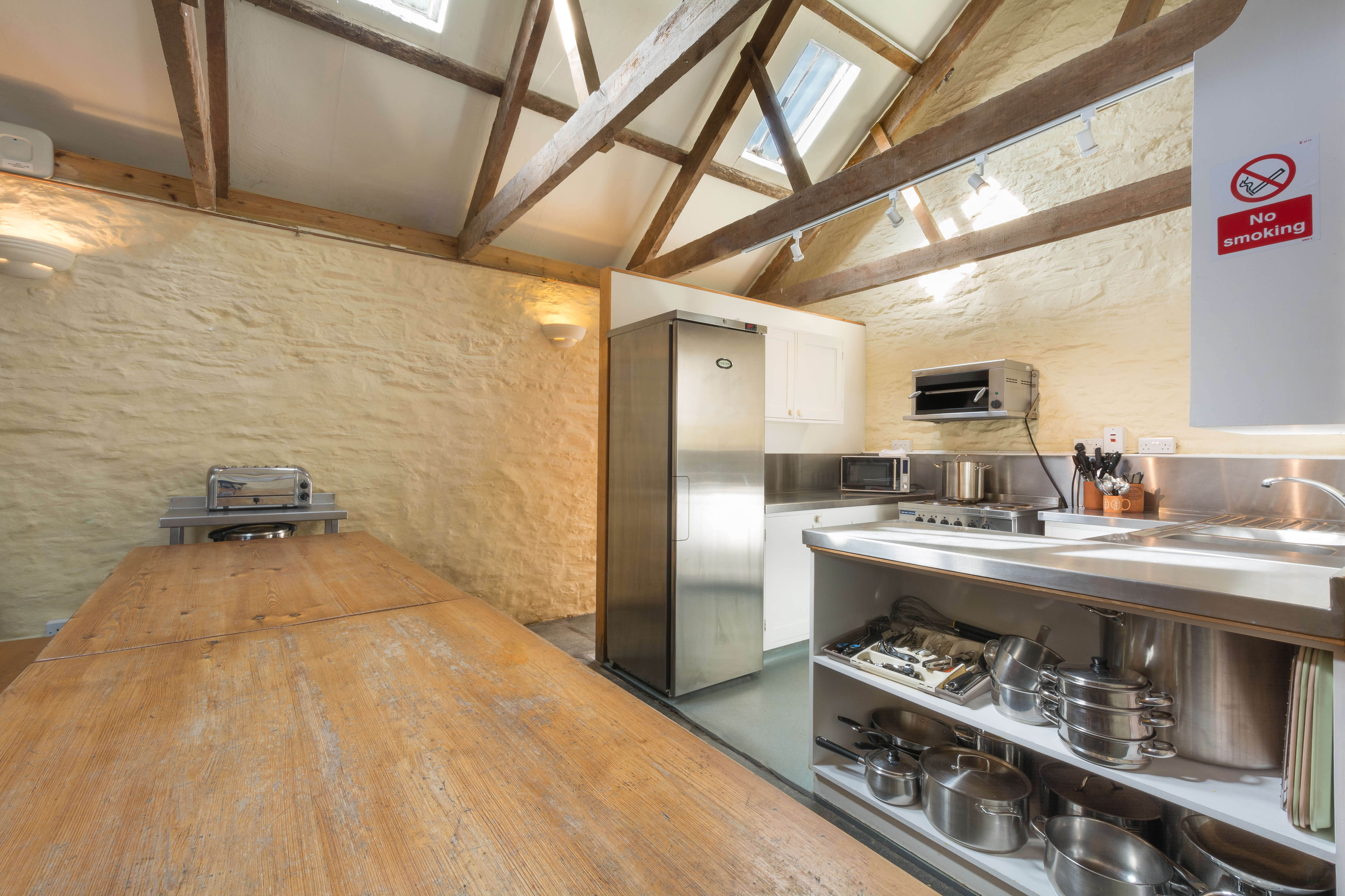 National Trust - Penrose Bunkhouse - kitchen area