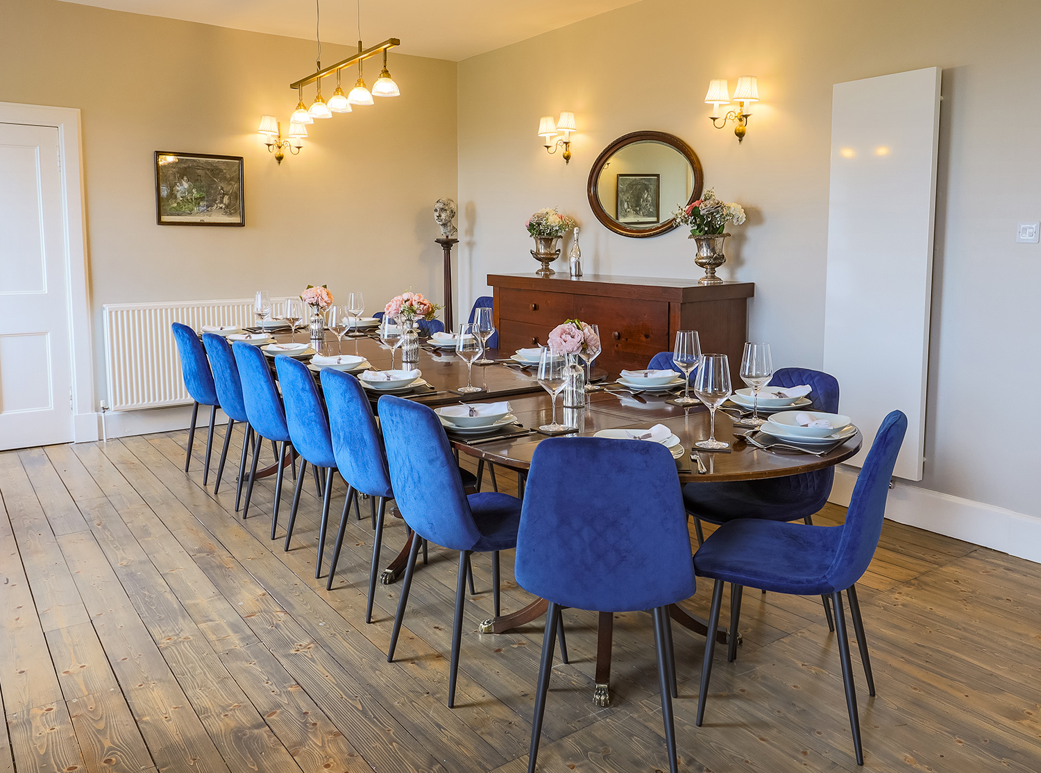 Kinclune House -formal inside dining for all guests