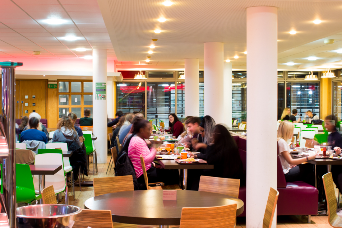 University of Brighton - dining hall