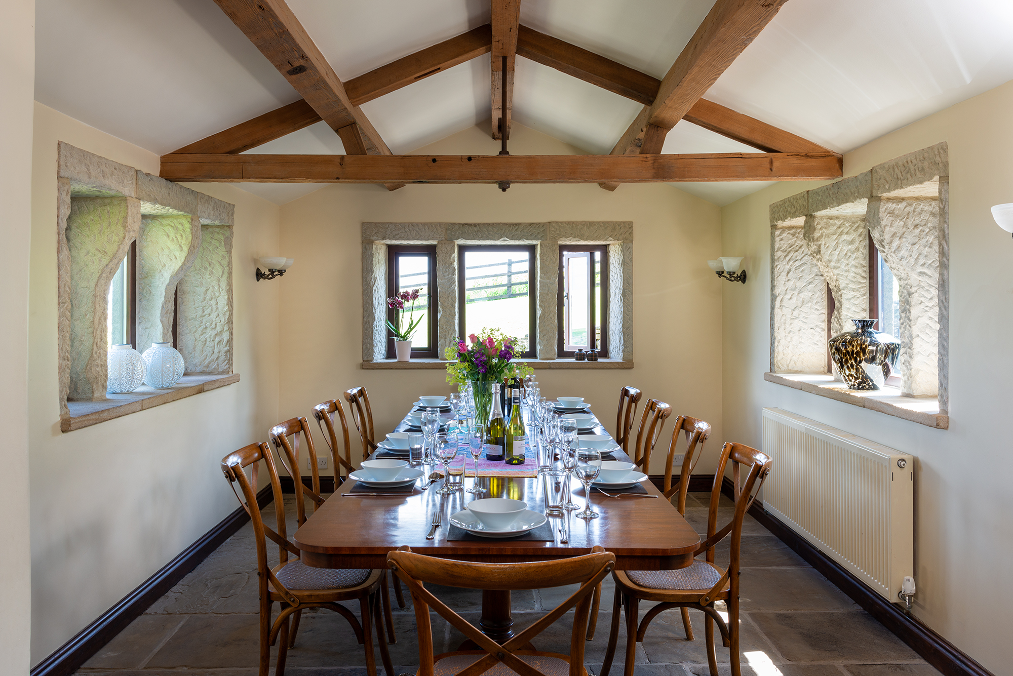 The Long View Yorkshire - dining for 15 guests