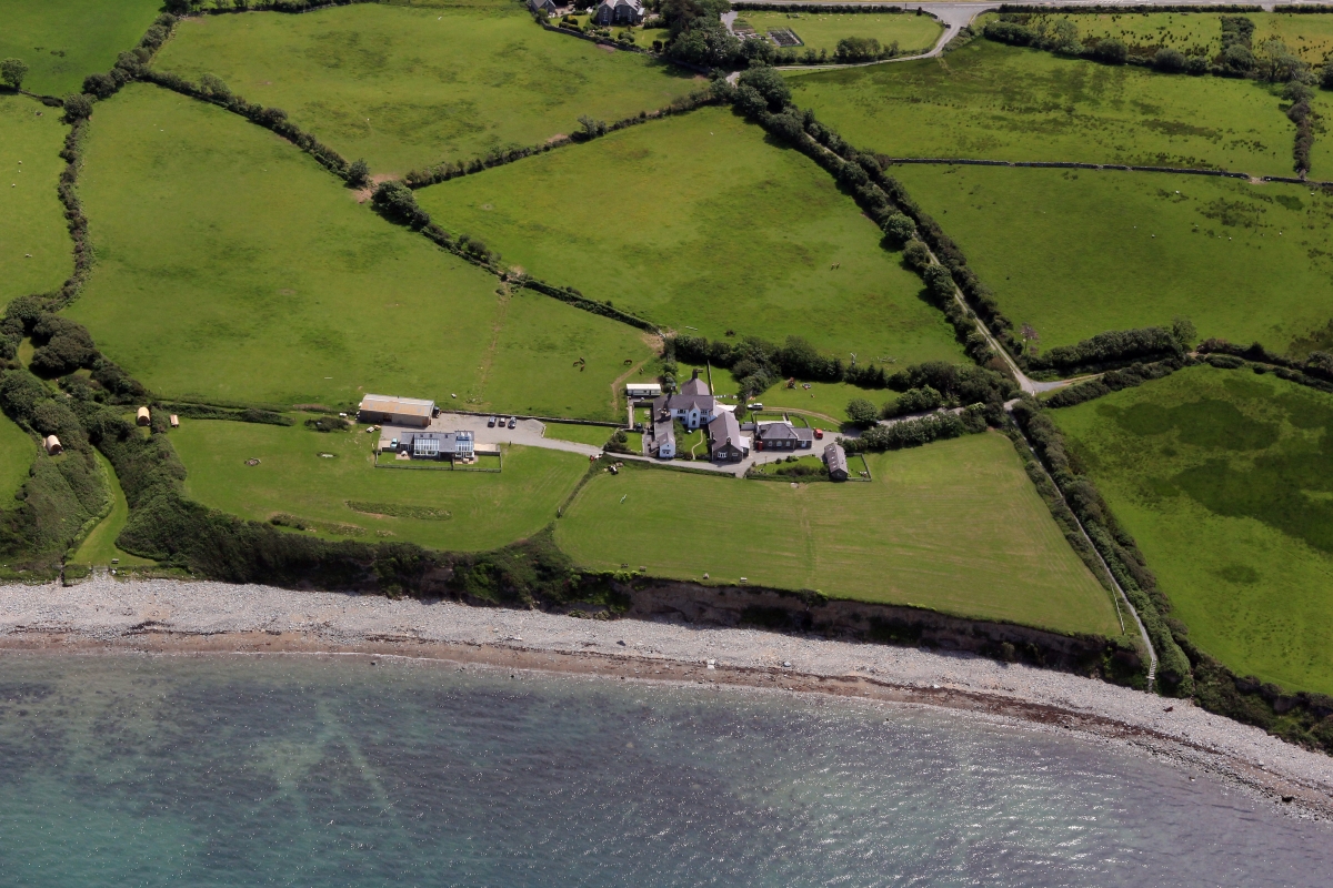 Bach Wen has a fantastic setting by the sea in north Wales, with its own private beach