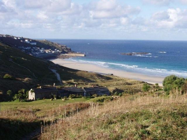 Walk down through the sand dunes to the beach - the view from the front garden