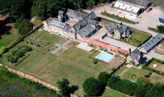 Aerial view of The Colloquy & other properties